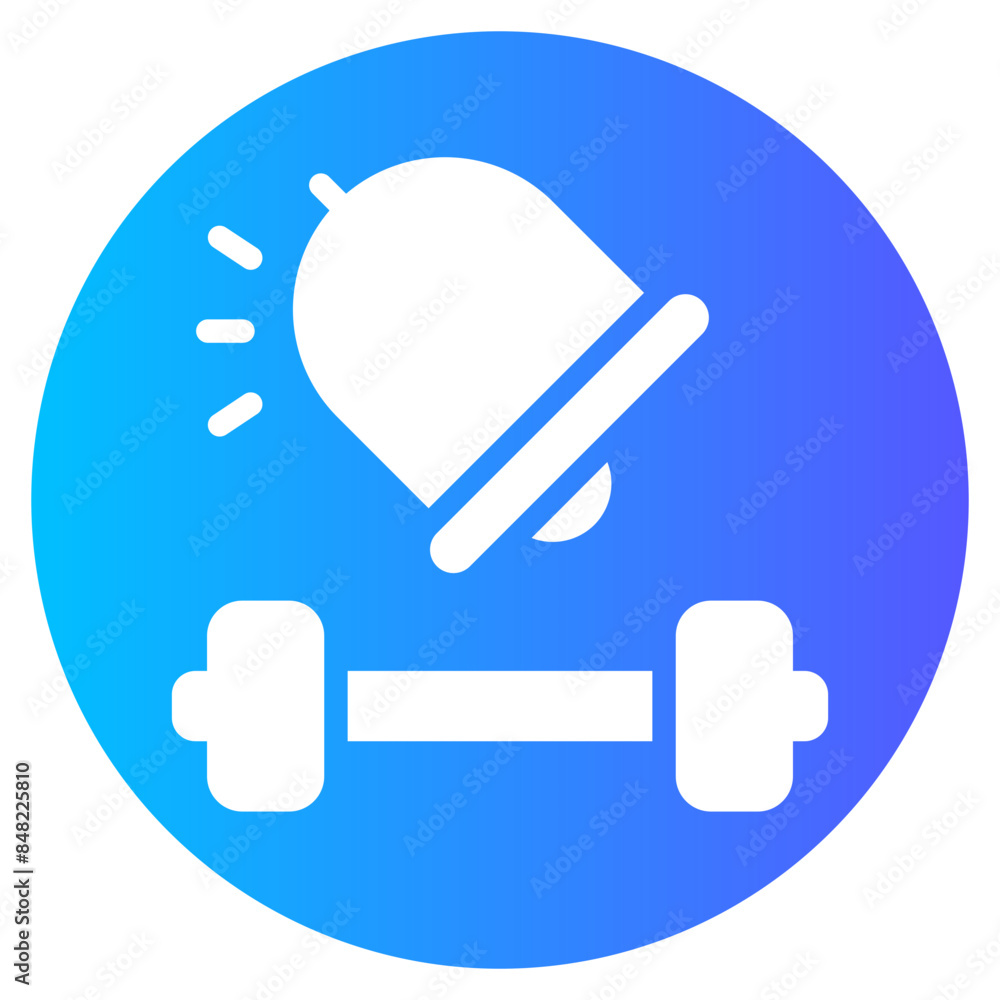 fitness gradient icon fitness gradient icon