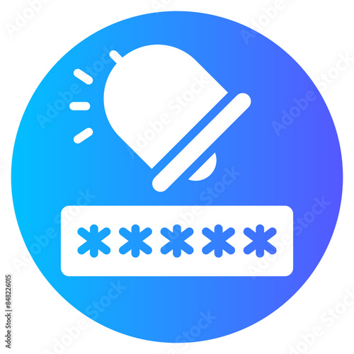 pin code gradient icon