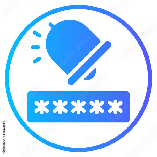 pin code gradient icon
