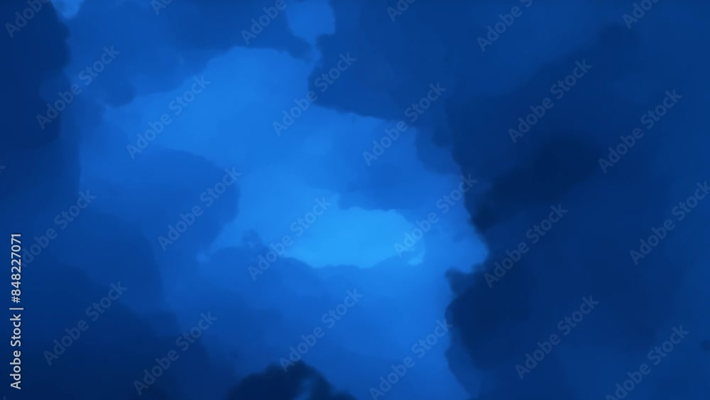 Space Nebula science astronomy background. Fly through large blue nebula. Starry outer space background. Nebula Space Space Nebula science astronomy background. Fly through large blue nebula. Starry outer space background. Nebula Space