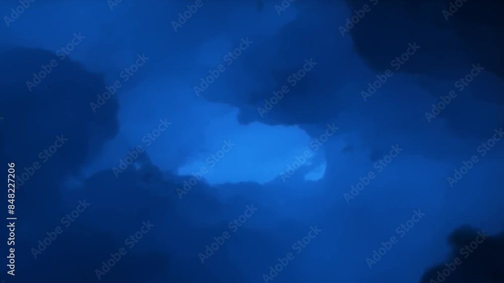 Space Nebula science astronomy background. Fly through large blue nebula. Starry outer space background. Nebula Space Space Nebula science astronomy background. Fly through large blue nebula. Starry outer space background. Nebula Space
