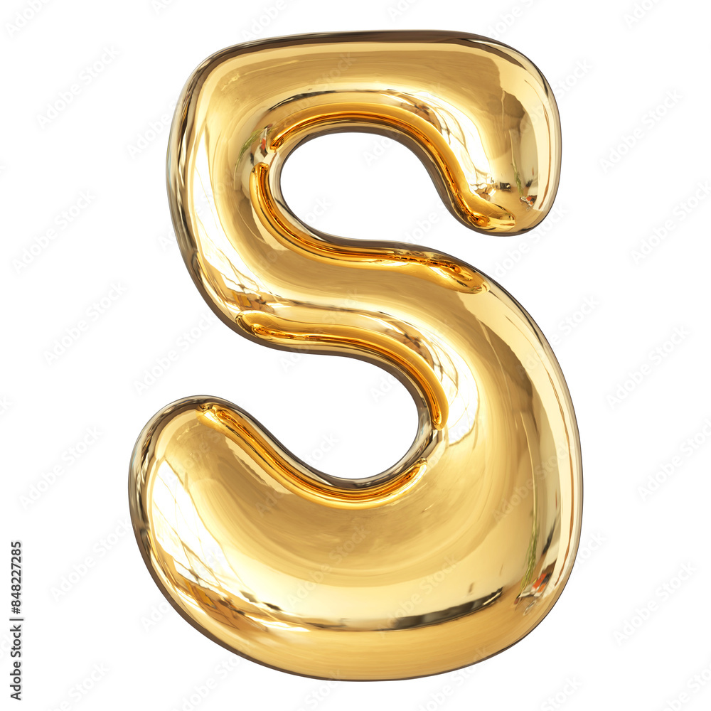 Gold 3D Number 5 Gold 3D Number 5