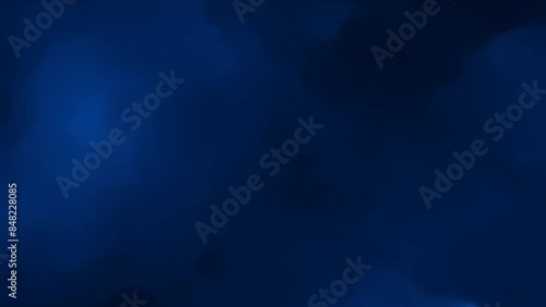 Space Nebula science astronomy background. Fly through large blue nebula. Starry outer space background. Nebula Space