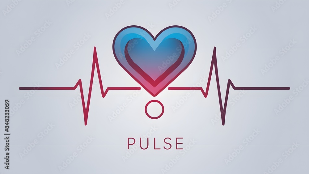 A stylized representation of a heartbeat, with a prominent blue heart at the top and a zigzag line beneath it, symbolizing an electrocardiogram (ECG) waveform. A stylized representation of a heartbeat, with a prominent blue heart at the top and a zigzag line beneath it, symbolizing an electrocardiogram (ECG) waveform.