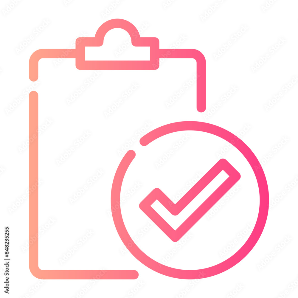clipboard gradient icon clipboard gradient icon