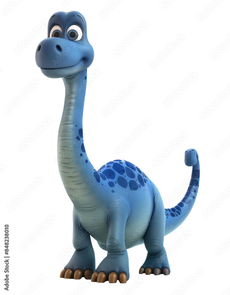 Cartoon of a blue dinosaur. Transparent background Cartoon of a blue dinosaur. Transparent background