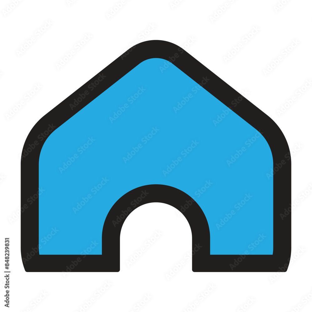 Home icon, vector illustration, filled style, best used for web Home icon, vector illustration, filled style, best used for web