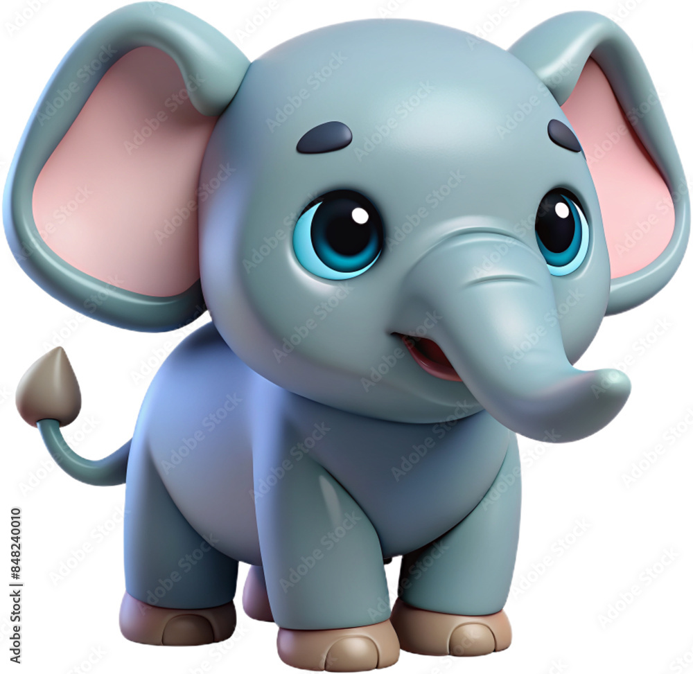 3d elephant calf 3d elephant calf