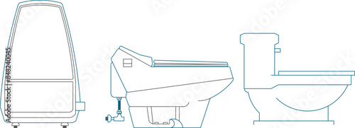 Sketsa ilustrasi siluet vektor desain detail desain furnitur lemari rias klasik etnik tradisional vintage yang penuh ukiran photo