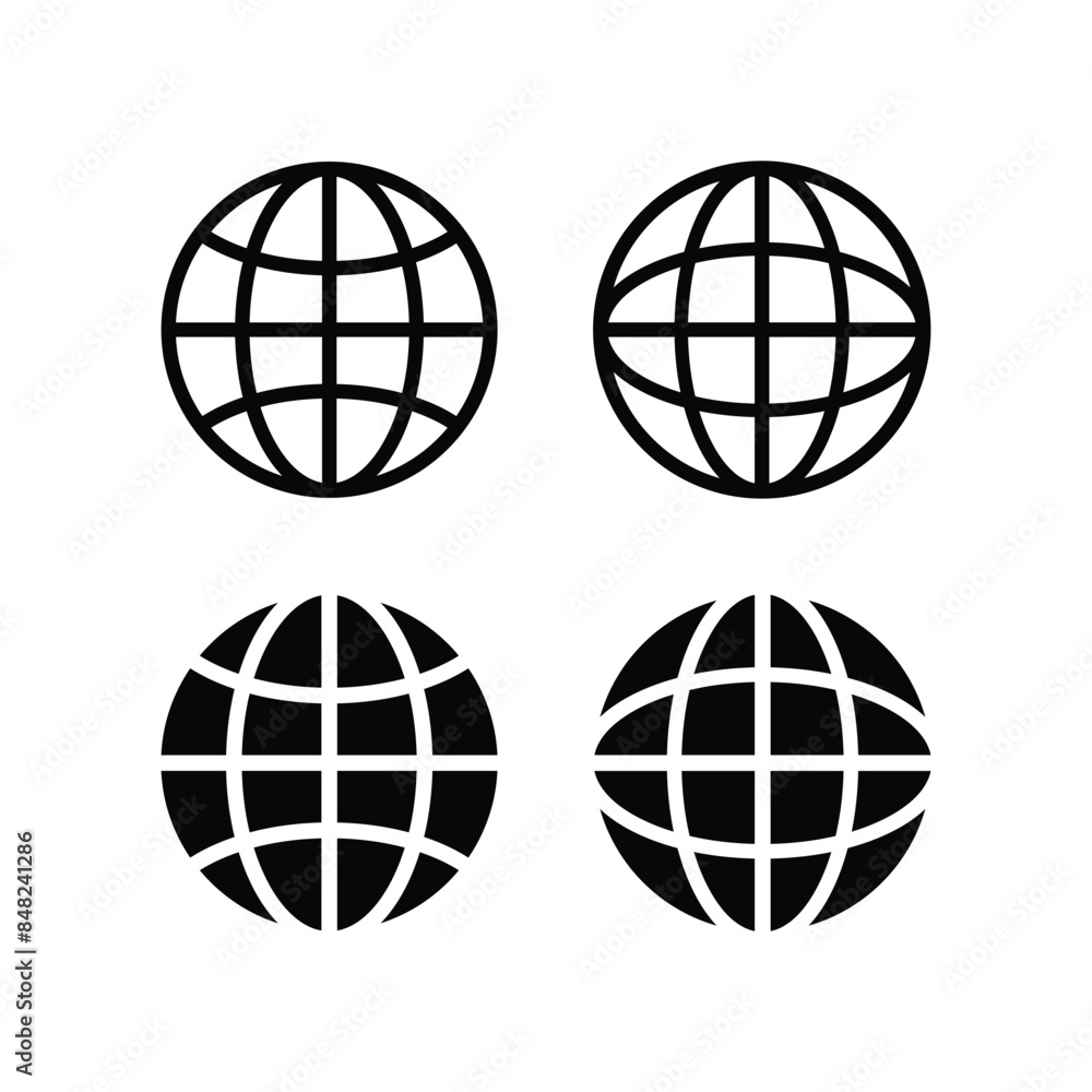 vector web icon. website icon or Globe icon set vector illustration.
vector web icon. website icon or Globe icon set vector illustration.
