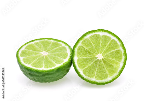 Bergamot isolated on white background