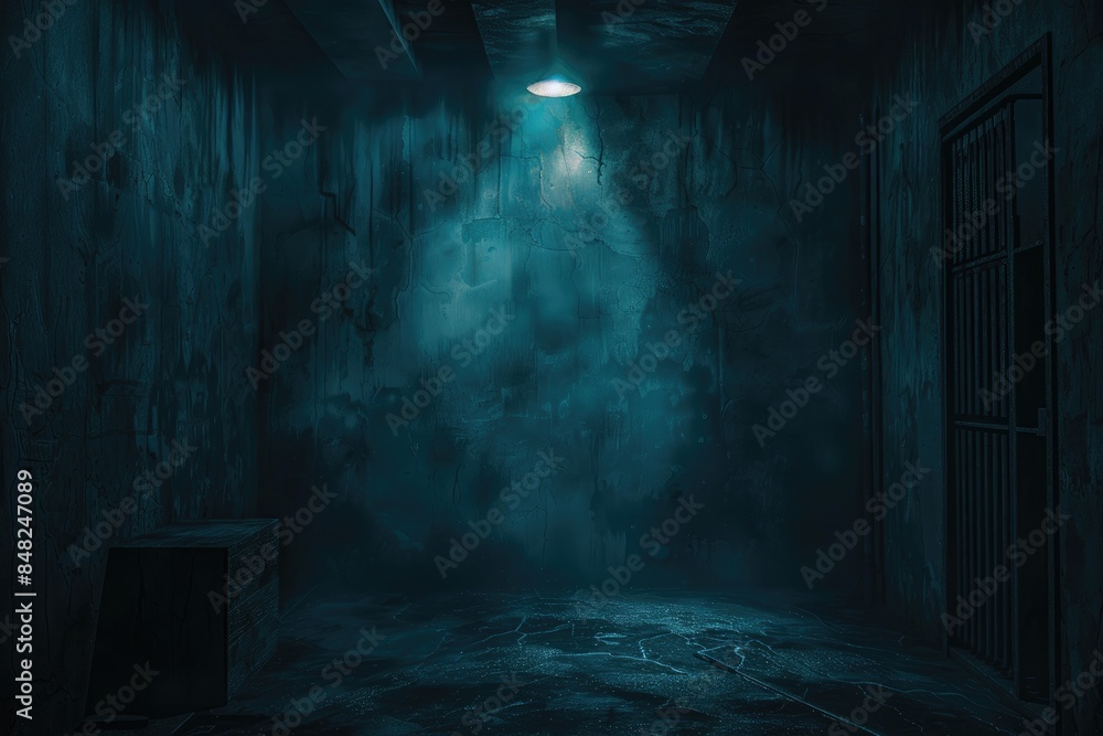 Obraz premium Dark Spotlight Room Background