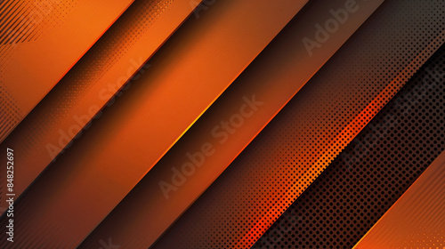 Orange and Coffee brown with templates metal texture soft lines tech gradient abstract diagonal background 