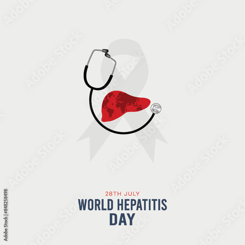 World Hepatitis Day, Poster, Post, Illustration | World Hepatitis Day Poster,  Art. Social Media Poster