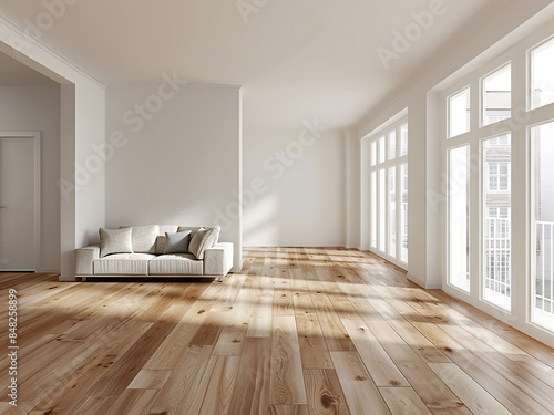 Delve into the minimalist beauty of empty apartments