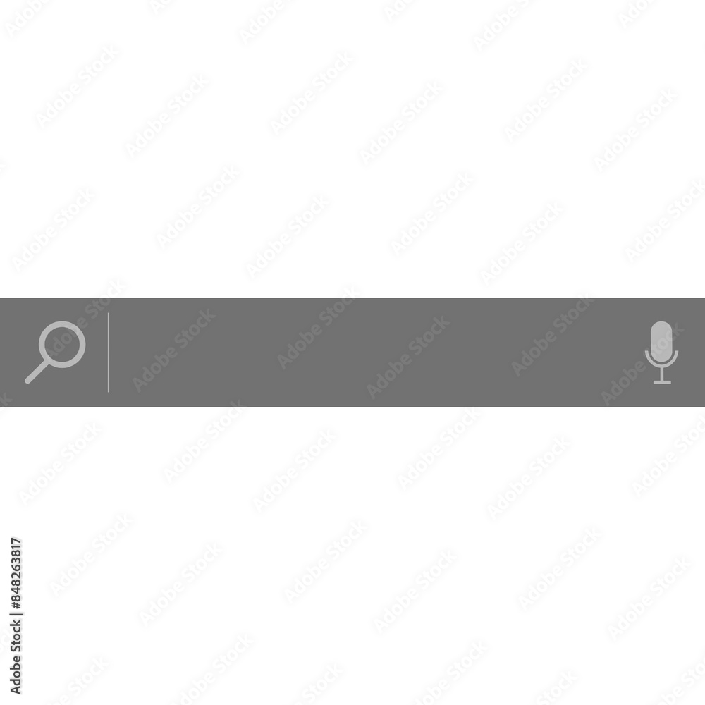 Search bar. Search bar and microphone. title border. Blank border. computer window template