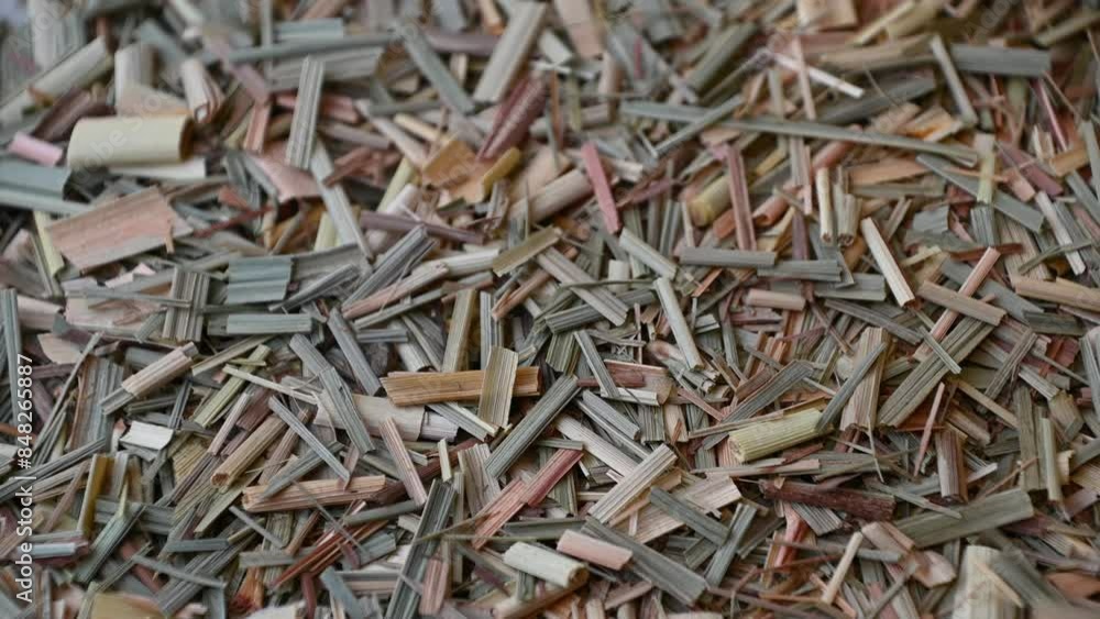 Dried sliced lemongrass, close-up. Aromatic herb for tea. Herb tea. Dried sliced lemongrass, close-up. Aromatic herb for tea. Herb tea.
