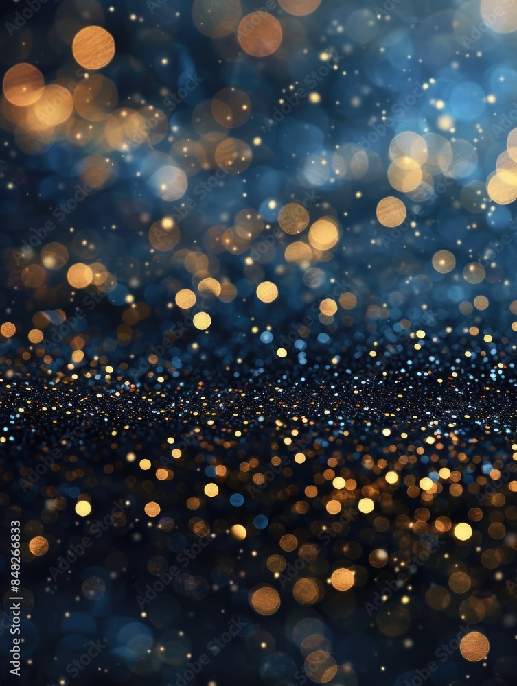 Blue and Gold Background Blur Blue and Gold Background Blur