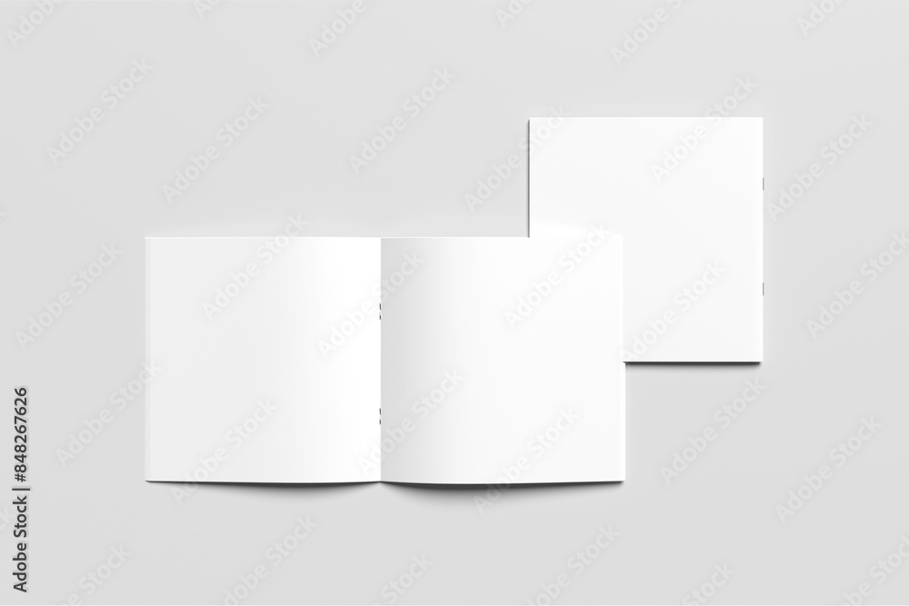 Fototapeta premium square brochure blank