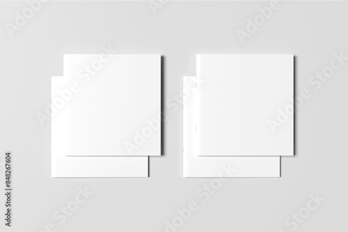 square brochure blank