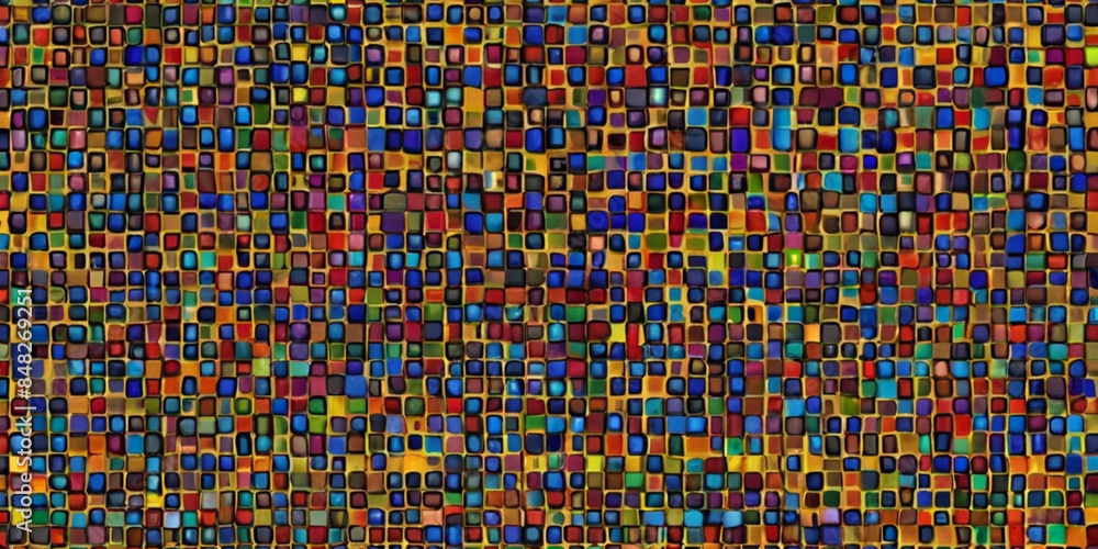 Background with an abstract pixel pattern using bright and contrasting colors., generating ai Background with an abstract pixel pattern using bright and contrasting colors., generating ai