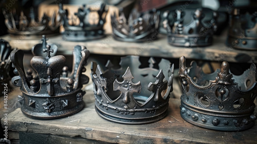 Cast iron crowns for kings and queens Cast iron crowns for kings and queens