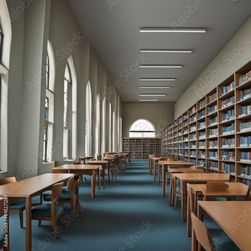 interior of a classroom