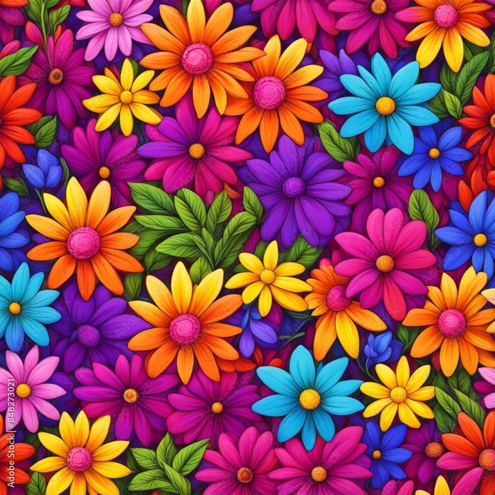 seamless pattern with flowers seamless pattern with flowers