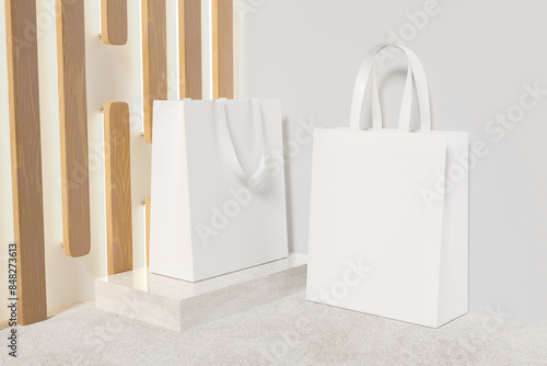 Shopping bag blank