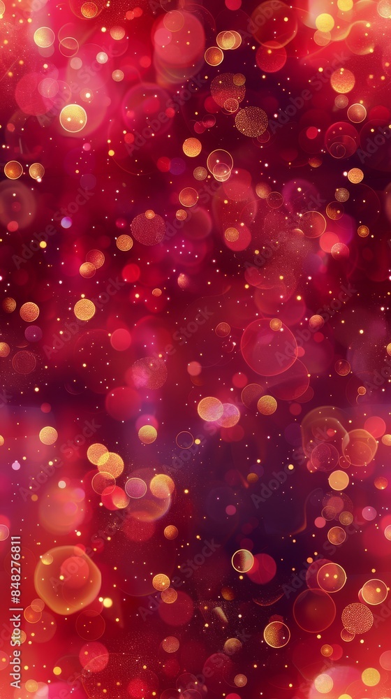 Blurred red and orange bokeh lights creating a festive and vibrant background.
Blurred red and orange bokeh lights creating a festive and vibrant background.
