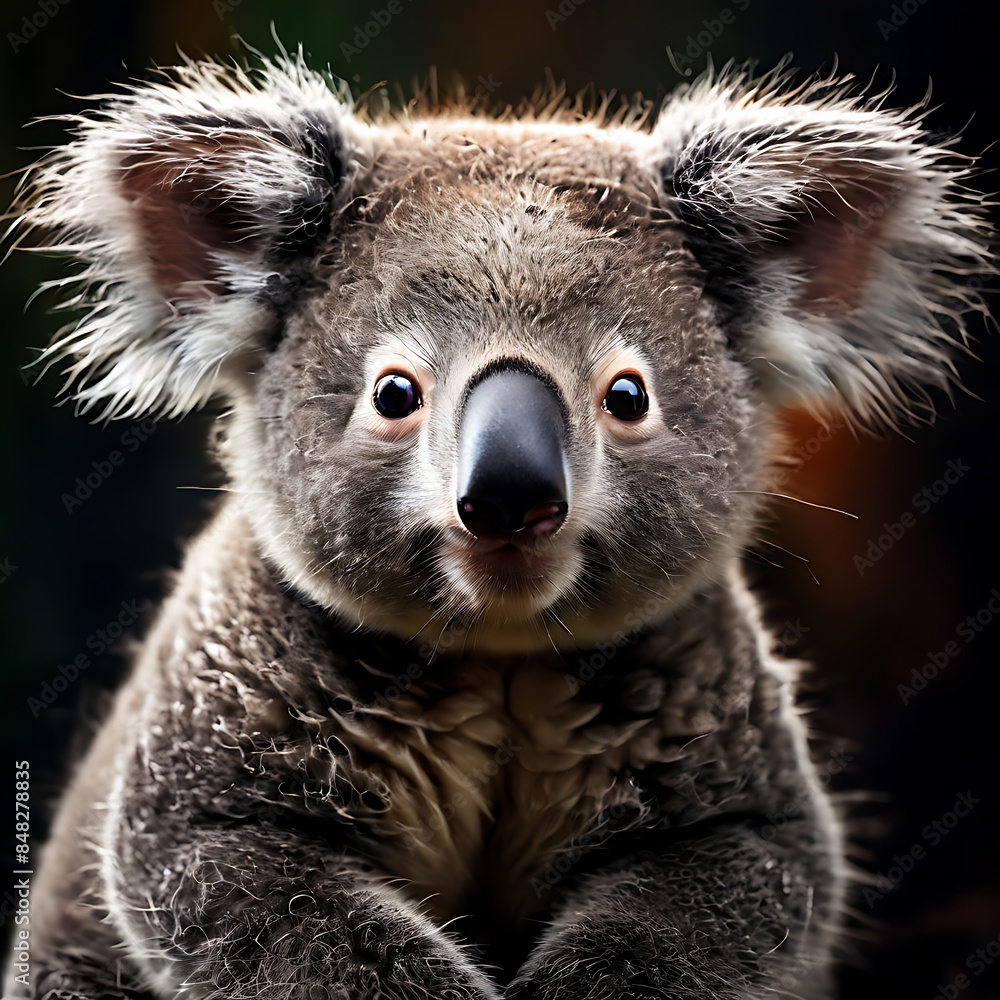 Naklejka premium koala in a tree