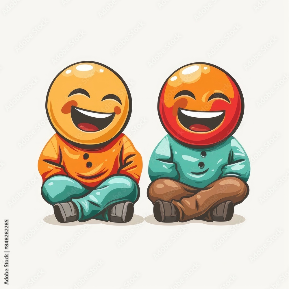 Laughing Emoji isolated on transparent, flat vector, simple, minimalistic, clipart, vector, resolution, tshirt, template Laughing Emoji isolated on transparent, flat vector, simple, minimalistic, clipart, vector, resolution, tshirt, template