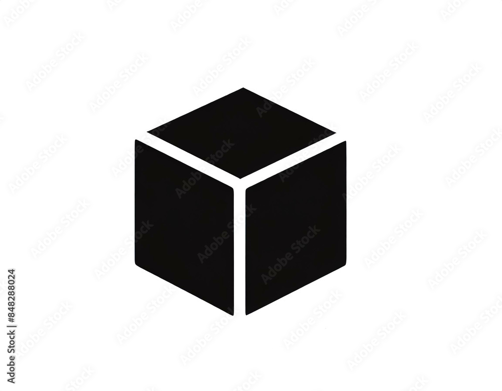 schwarze Silhouette Kontrast Würfel icon isoliert auf weißen Hintergrund, Freisteller schwarze Silhouette Kontrast Würfel icon isoliert auf weißen Hintergrund, Freisteller