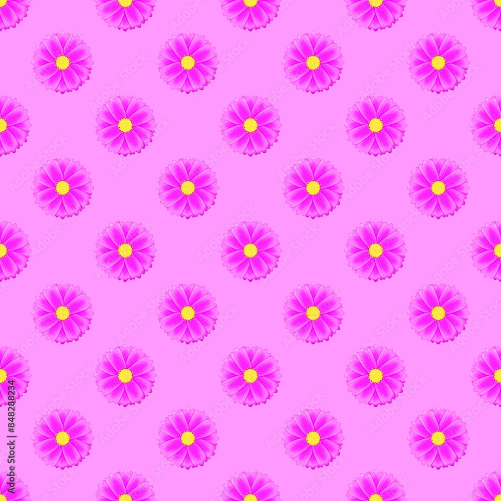 seamless pattern with pink flowers seamless pattern with pink flowers