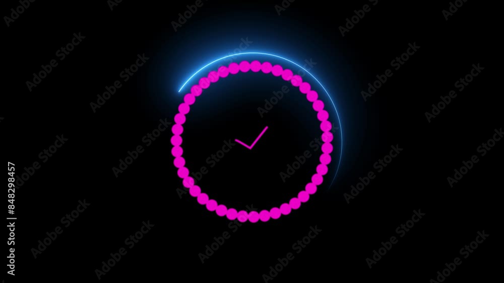 Tick Mark 4k Animation. Black background Tick Mark 4k Animation. Black background