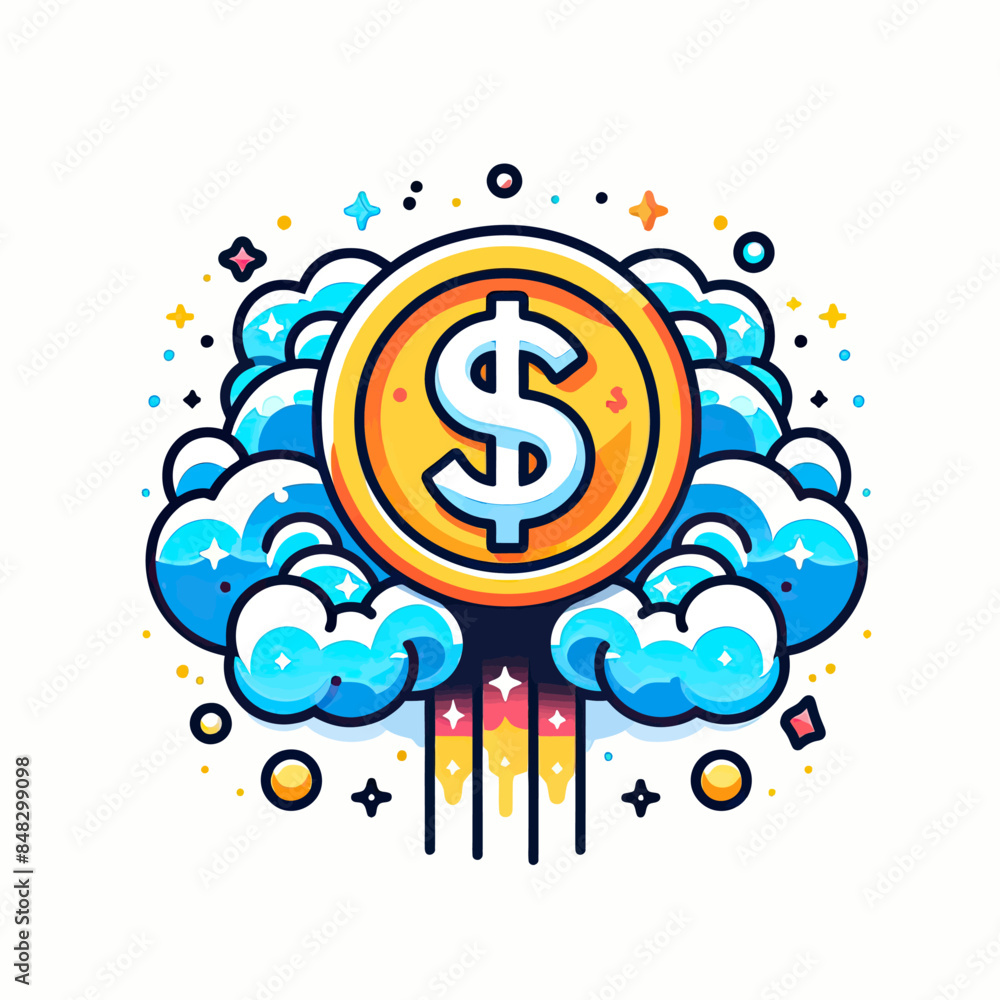 illustration of a sign dollar illustration of a sign dollar