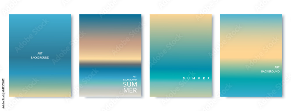 Obraz premium Abstract gradient, vector illustration. Cover, brochure, flyer template, minimalist style. Modern design for social networks, postcards.