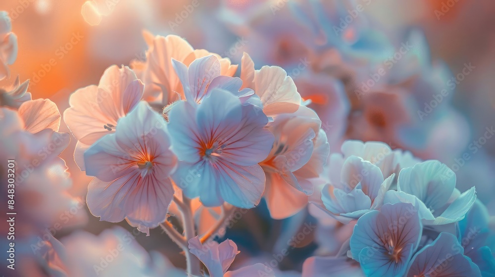 Flowers in Soft Light Capturing flowers bathed in soft, natural light, highlighting their delicate colors and forms Flowers in Soft Light Capturing flowers bathed in soft, natural light, highlighting their delicate colors and forms