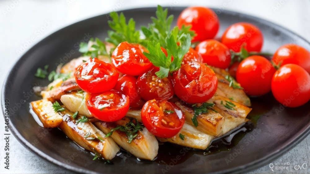 Rosemary Anchovy with Cherry-Tomato Sauce. Rosemary Anchovy with Cherry-Tomato Sauce.