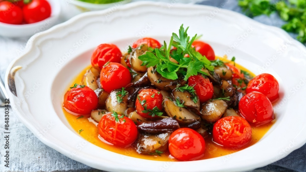 Rosemary Anchovy with Cherry-Tomato Sauce. Rosemary Anchovy with Cherry-Tomato Sauce.