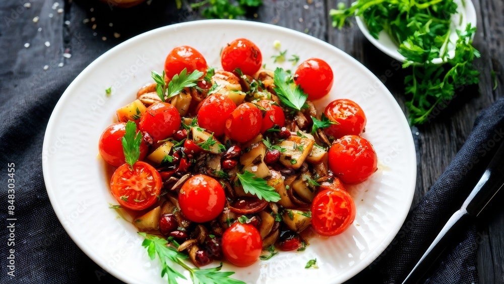 Rosemary Anchovy with Cherry-Tomato Sauce. Rosemary Anchovy with Cherry-Tomato Sauce.