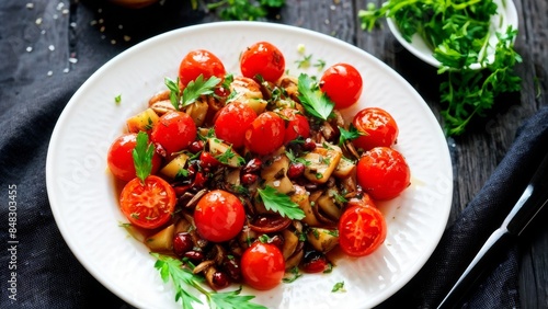 Wallpaper Mural Rosemary Anchovy with Cherry-Tomato Sauce. Torontodigital.ca