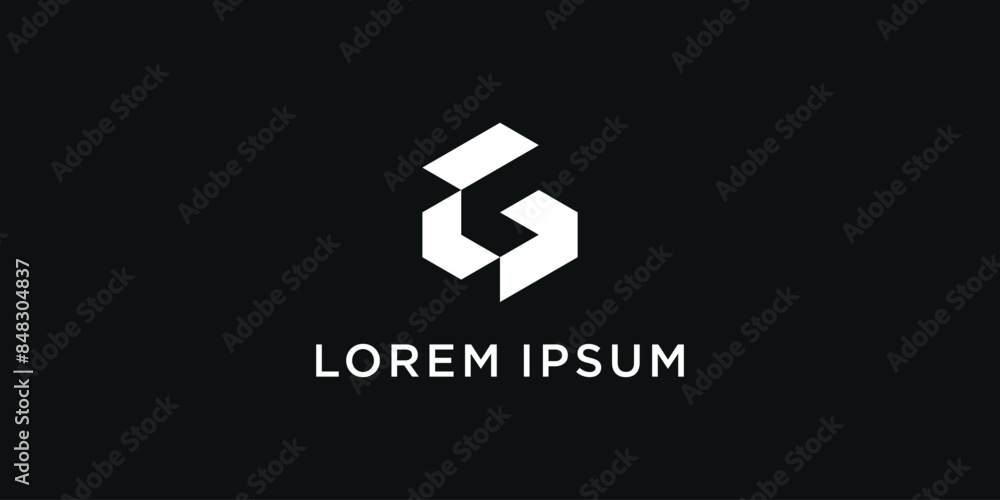 Letter G logo design with a unique line concept. Premium Vector Letter G logo design with a unique line concept. Premium Vector
