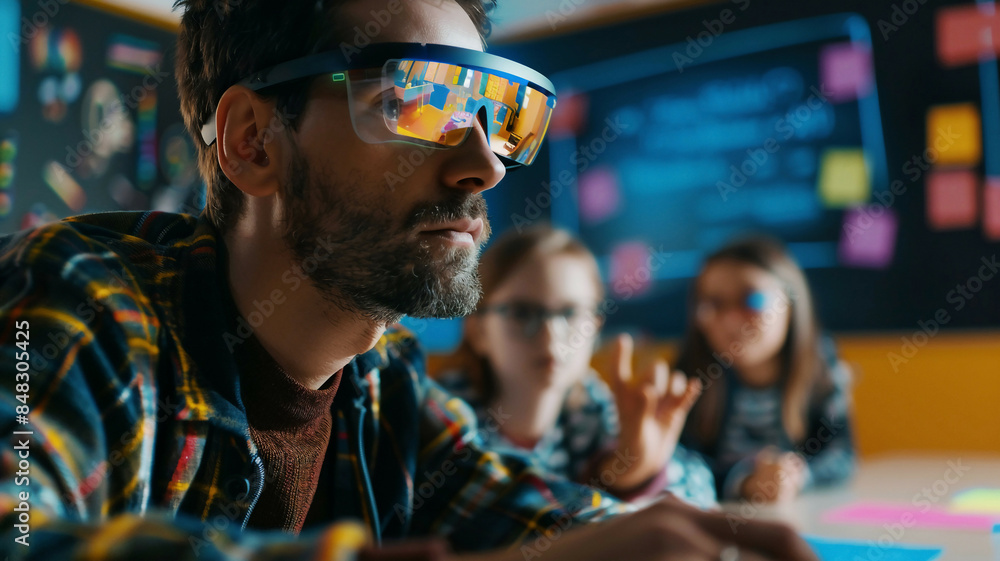 Obraz premium Augmented Reality Image: Enhancing Your Digital Experience