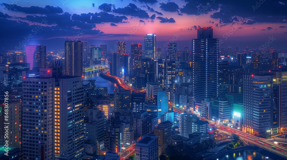 都市の夜景 都市の夜景