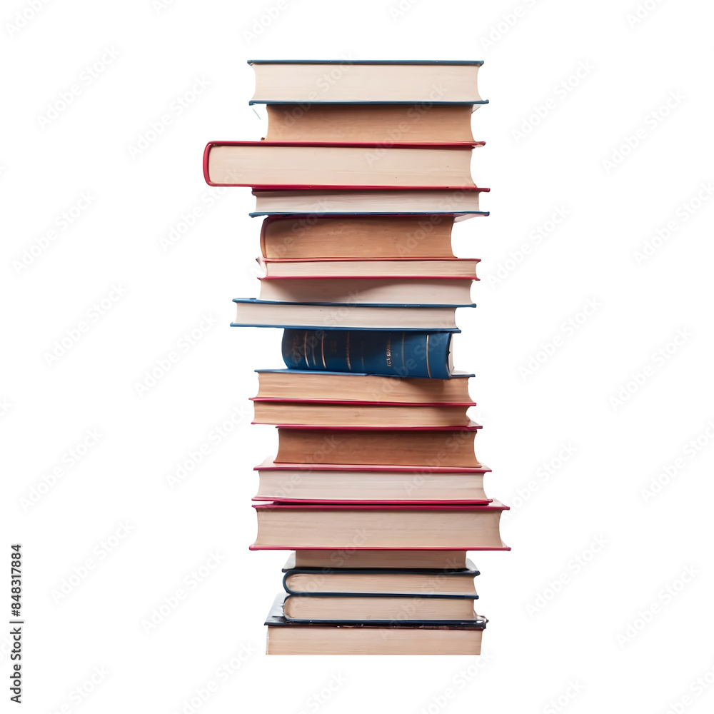Stack of Books Isolated Transparent Background Stack of Books Isolated Transparent Background