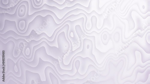 Animation of Gray Glowing Liquid Shapes. Smoothly Waving and Flowing