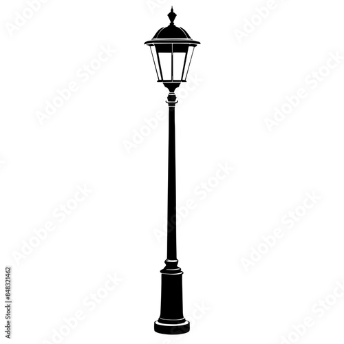  classic street lamp for outdoor lighting.