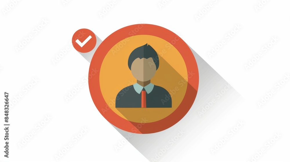 Checklist symbol for users, part of a web icon set Checklist symbol for users, part of a web icon set
