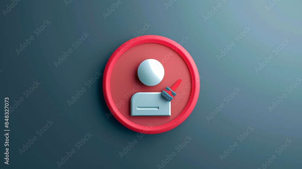 Checklist symbol for users, part of a web icon set Checklist symbol for users, part of a web icon set